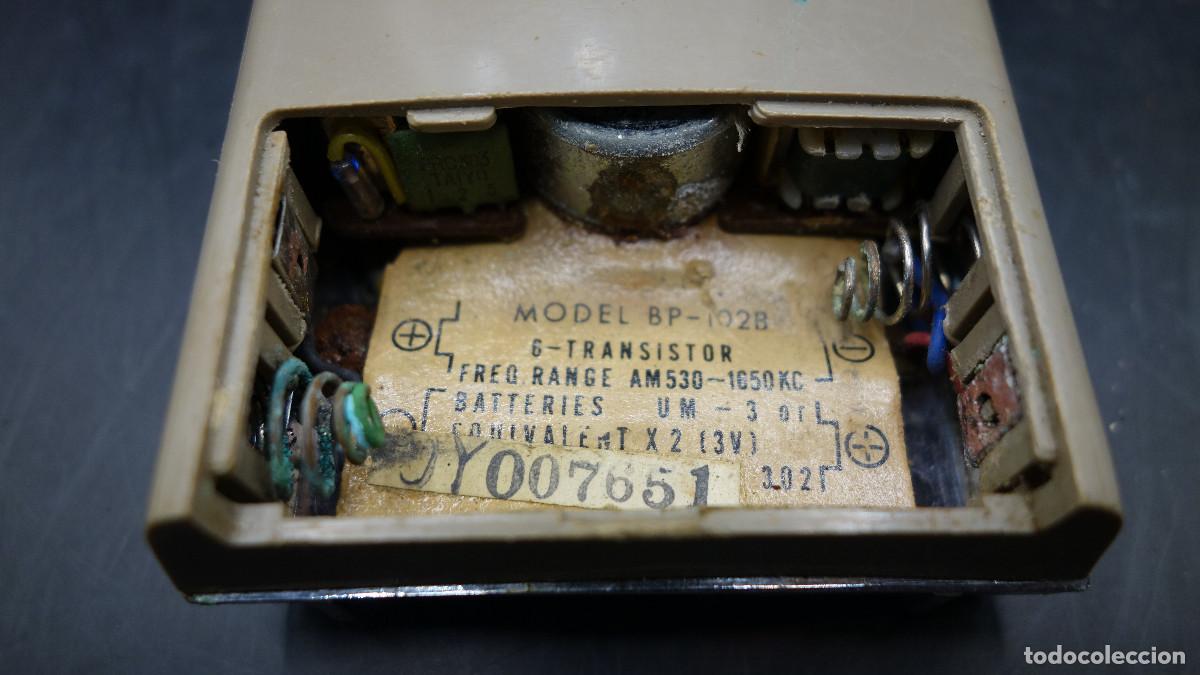Radios antiguas: RADIO TRANSISTOR SHARP BP-102B - Foto 13