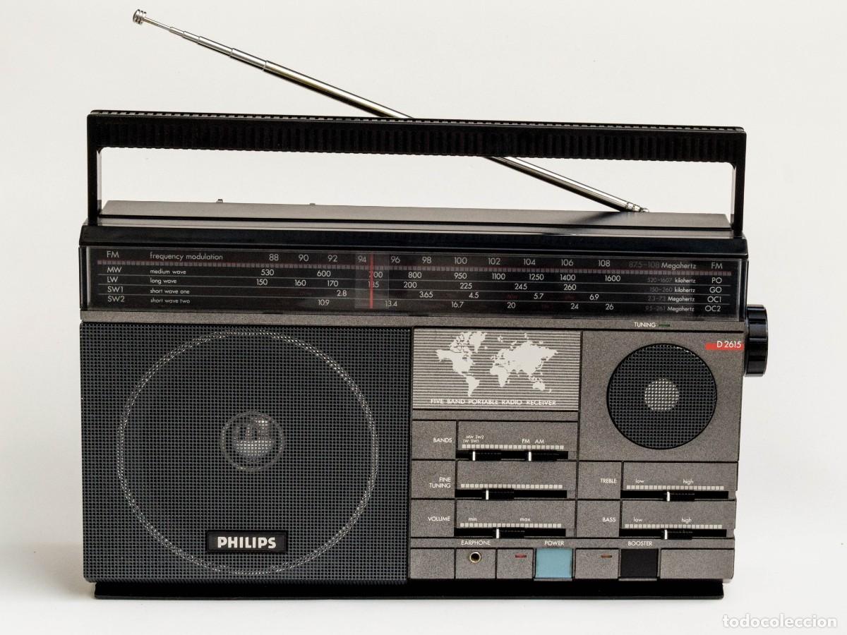 Radios antiguas: RADIO PHILIPS D2615 CON 5 BANDAS - Foto 3