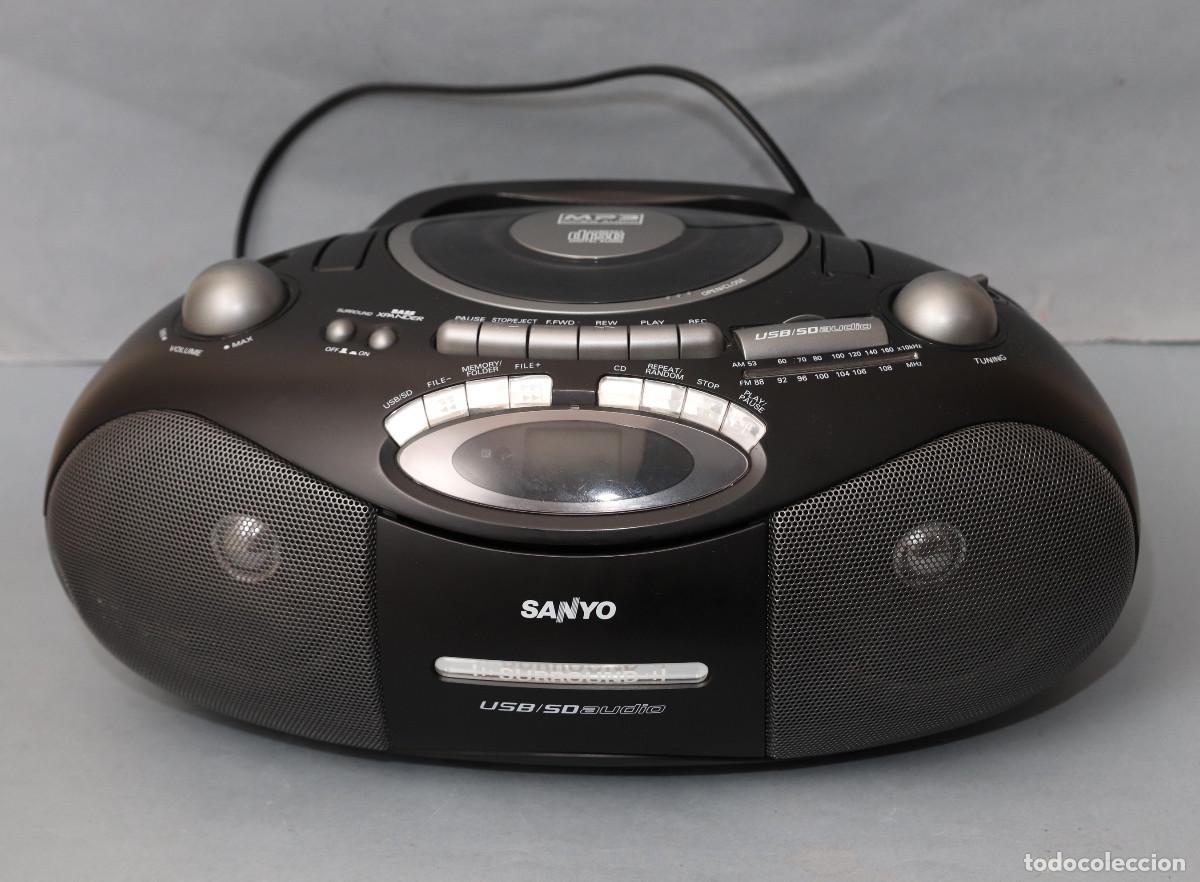 Radios antiguas: Radio Casette CD Sanyo USB/SD Audio Surround