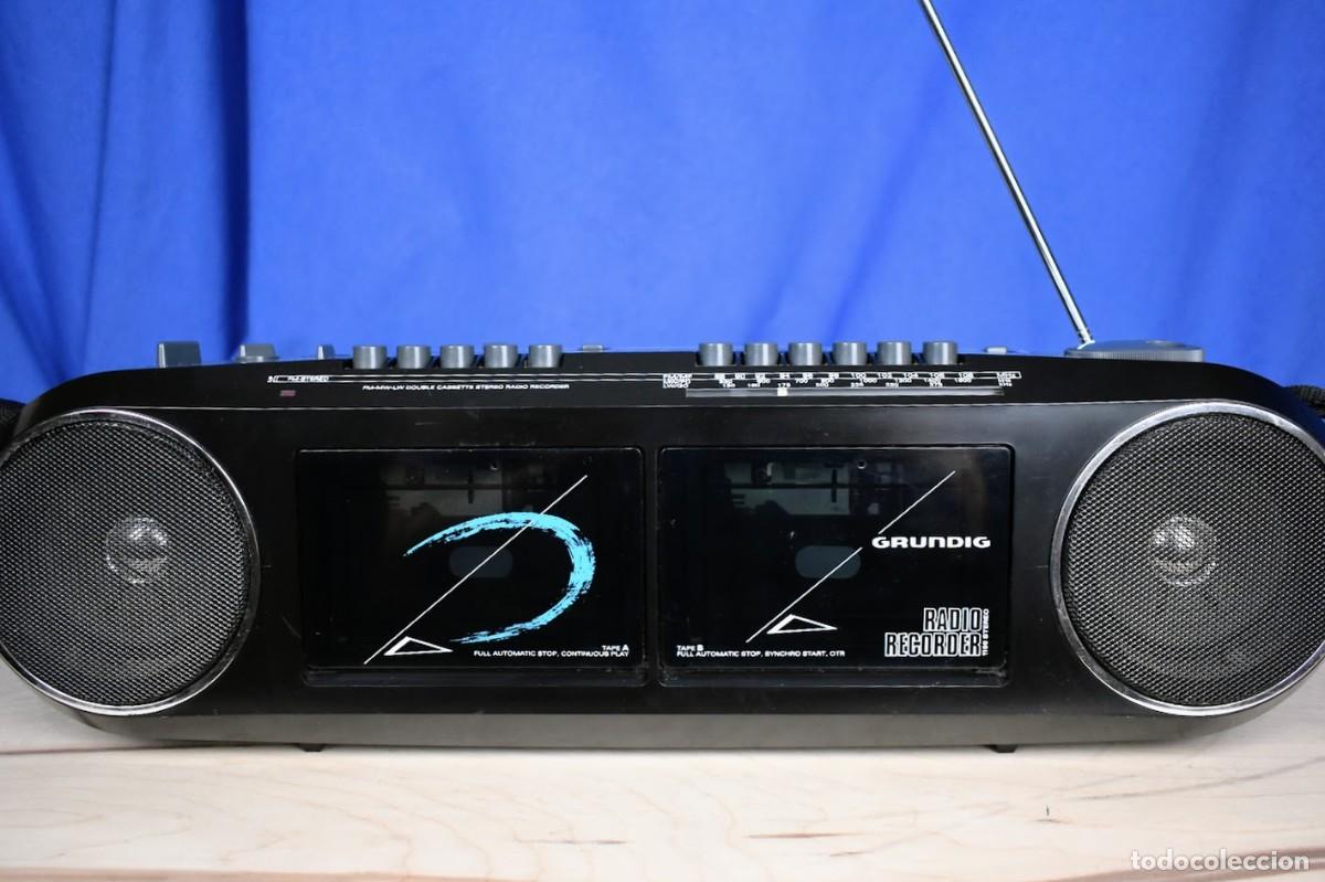 Radios antiguas: Radio cassette Grundig RR1150 Challenge a&ntilde;o 1980