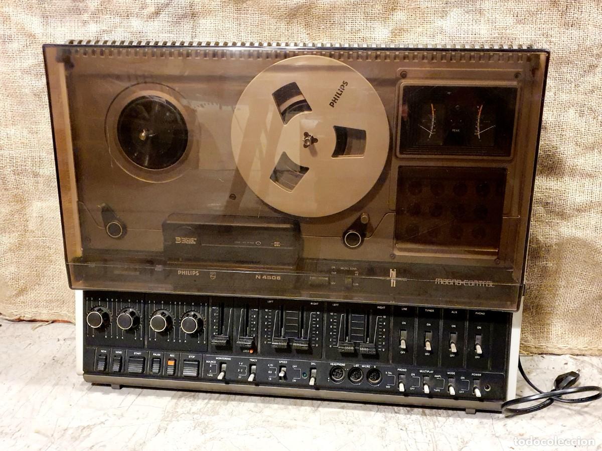 Radios antiguas: Magnetof&oacute;n Philips N 4506. A&ntilde;o 1976.