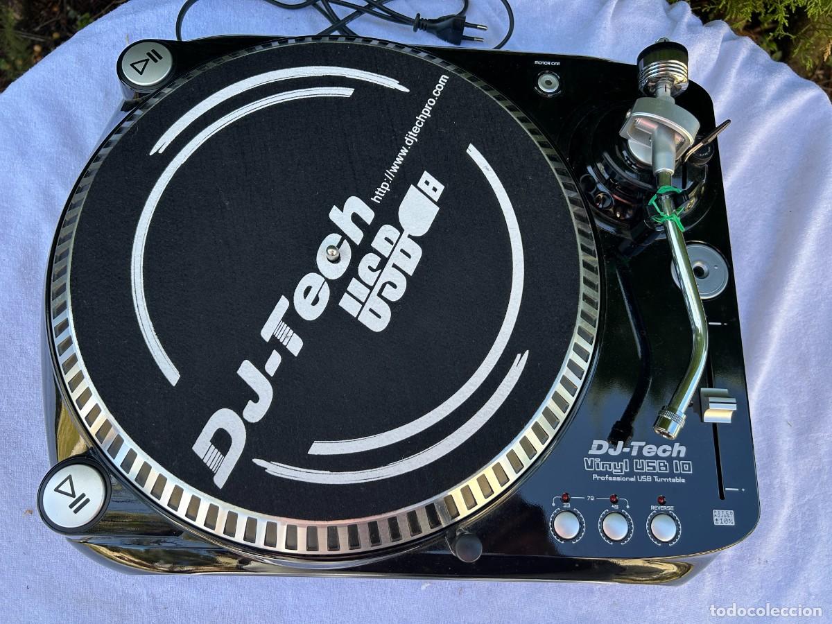 Radios antiguas: TOCADISCOS DJ-TECH VINYL USB 10 + MALETA JV CASE / NUEVO / FUNCIONANDO / VER DESCRIPCION