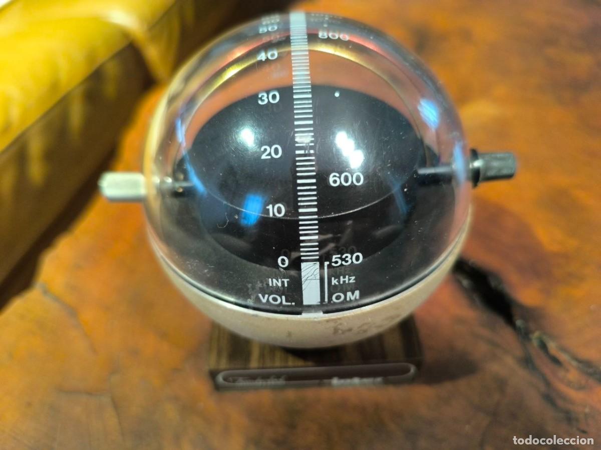 Radios antiguas: Radio AM Inter Tunderbol Space Age Sputnik vintage retro transistor Espa&ntilde;a a&ntilde;os 60 Funcionando