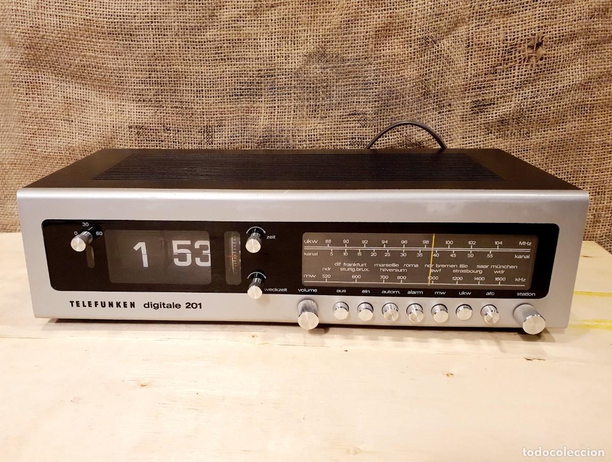 Radios antiguas: Telefunken Digitale 201 de placas. 1973.