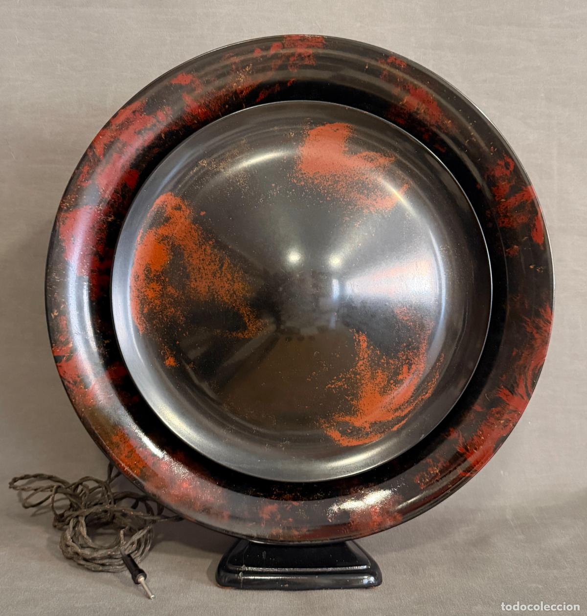 Radios antiguas: Altavoz Louis Kalff Art D&eacute;co de baquelita para Philips , 1930 , dise&ntilde;o , R733