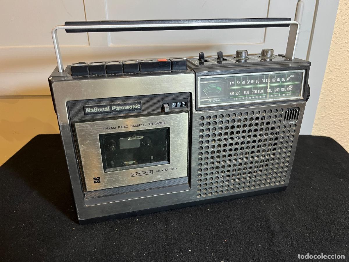 Radios antiguas: Radio cassette National Panasonic RQ-542S vintage Jap&oacute;n a&ntilde;os 70 grabador AM FM