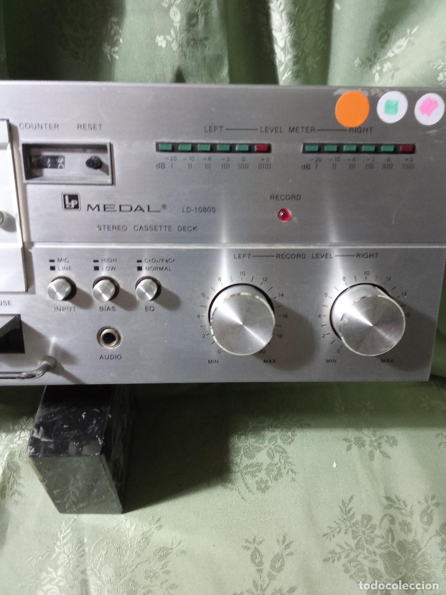 Radios antiguas: MEDAL , CASETTE DECK MODEL LD-1080S REF. 194 GA - Foto 1