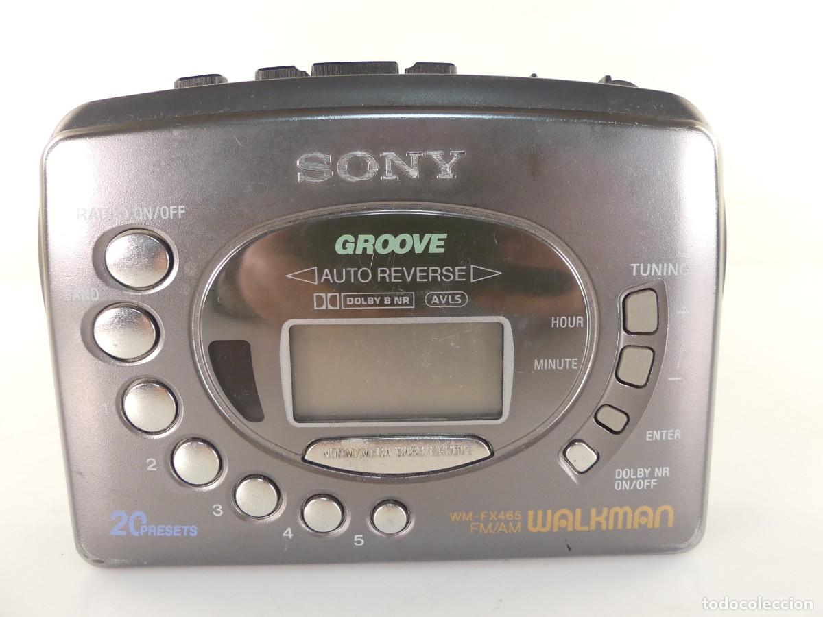 Radios antiguas: RADIO CASSETTE PLAYER WALKMAN SONY MODELO WM-FX 465