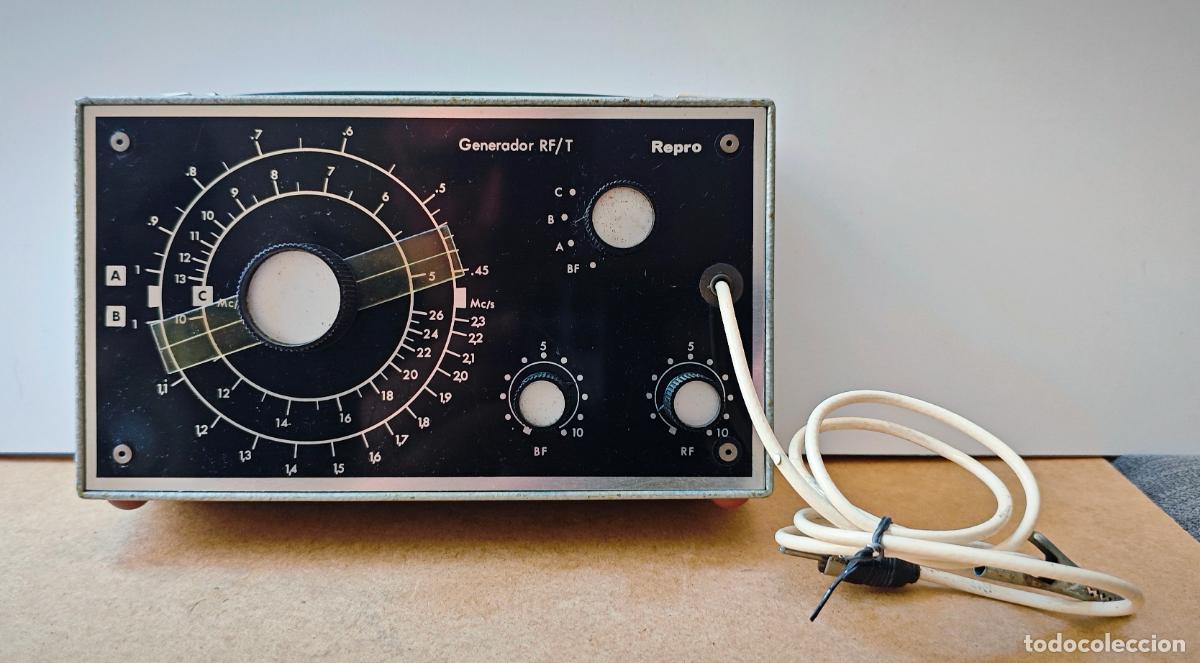 Radios antiguas: OSCILADOR GENERADOR DE SE&Ntilde;ALES DE RADIO RF/T REPRO - FUNCIONANDO - REPARACION RADIOS AFHA