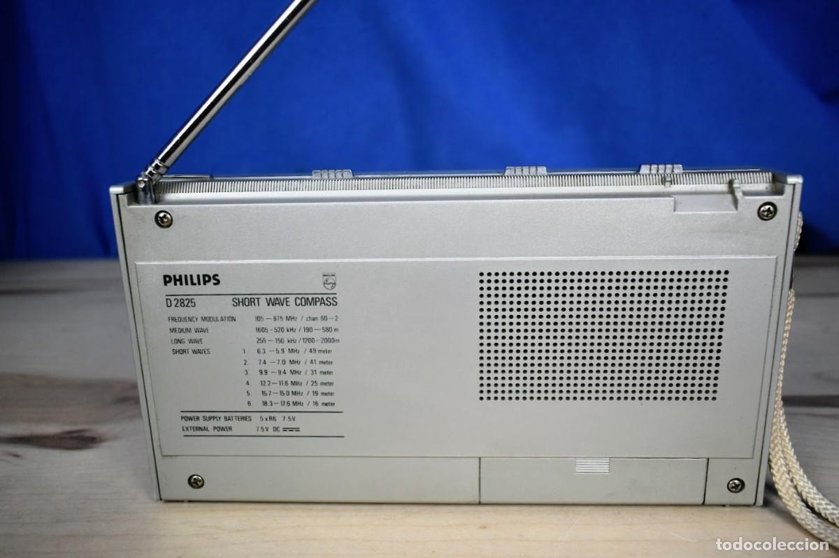 Radios antiguas: Radio multibanda Philips D2825 a&ntilde;o 1982 - Foto 8