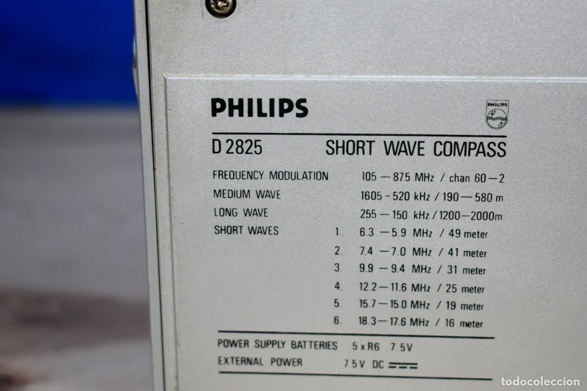 Radios antiguas: Radio multibanda Philips D2825 a&ntilde;o 1982 - Foto 9