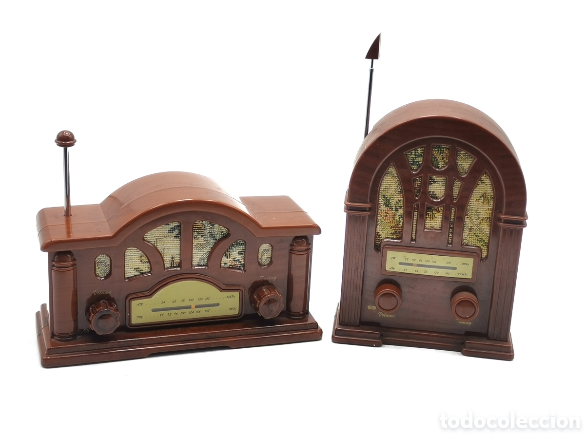Radios Anciennes: PAREJA DE RADIOS VINTAGE MARCA SILVAN