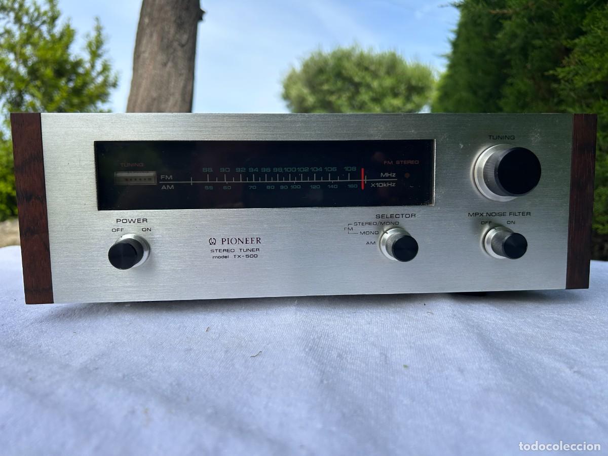 Radios antiguas: PIONEER STEREO TUNNER TX500 / FUNCIONANDO - Foto 1
