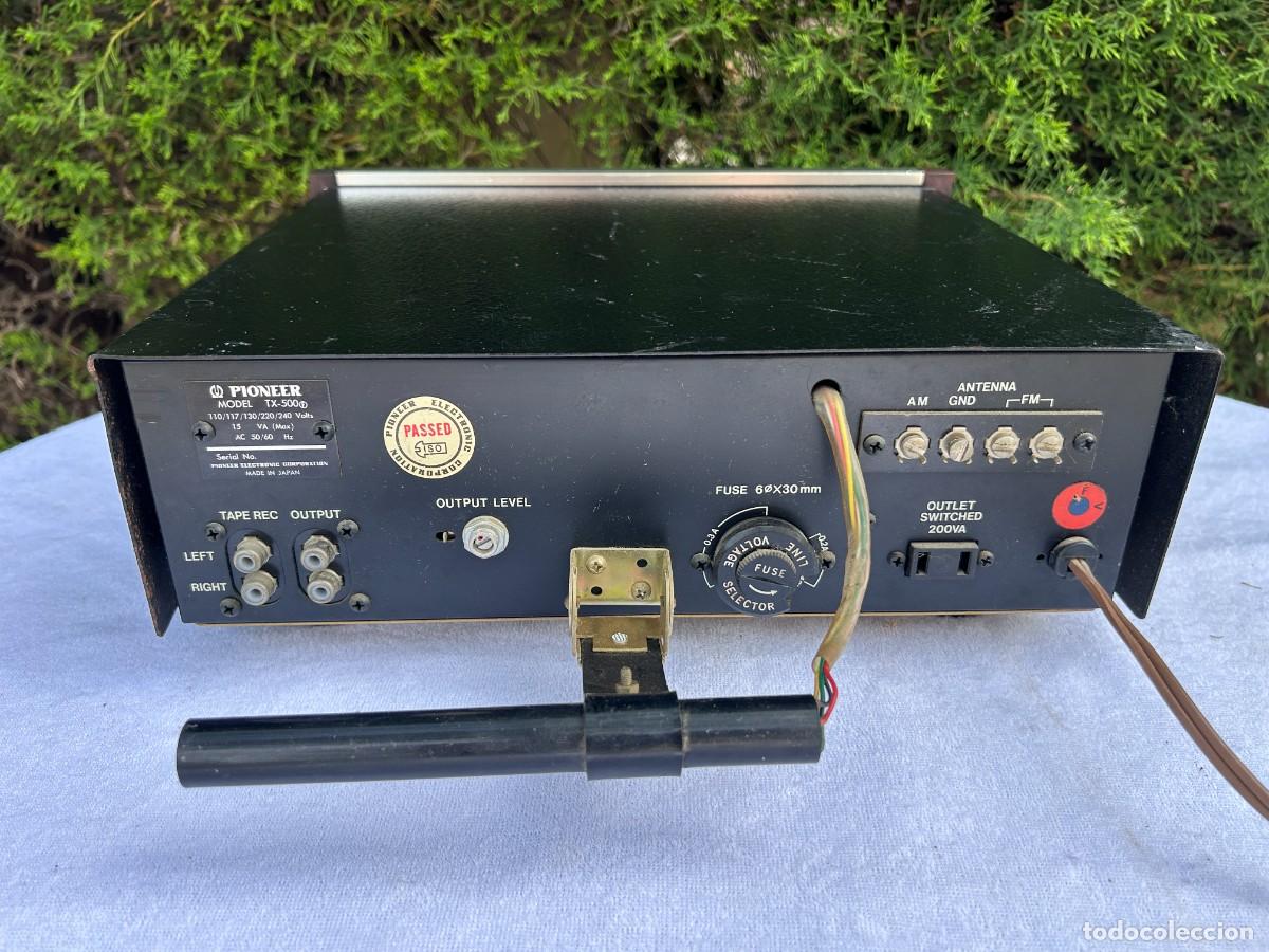 Radios antiguas: PIONEER STEREO TUNNER TX500 / FUNCIONANDO - Foto 2