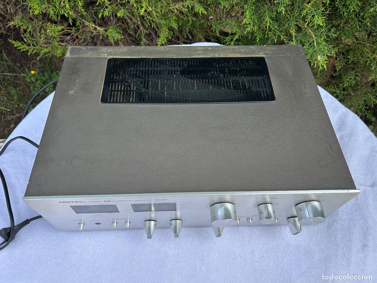 Radios antiguas: ROTEL AMPLIFICADOR RA-714 / FUNCIONANDO - Foto 3