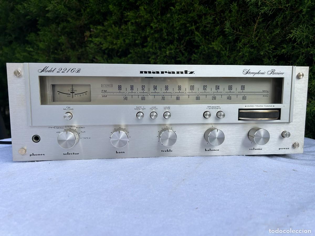 Radios antiguas: MARANTZ RECEPTOR STEREO 2216B / FUNCIONANDO - Foto 1