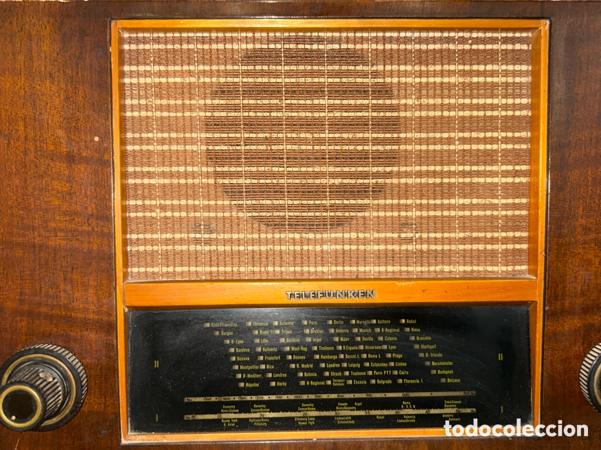 Radios antiguas: RADIO TELEFUNKEN SUPER COLON 154 DE 1945 - Foto 2