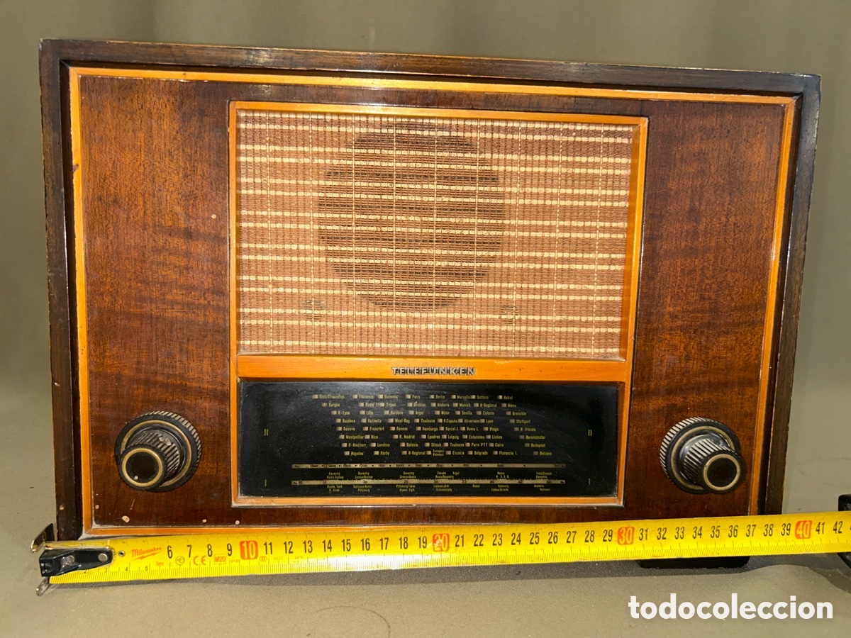 Radios antiguas: RADIO TELEFUNKEN SUPER COLON 154 DE 1945 - Foto 11