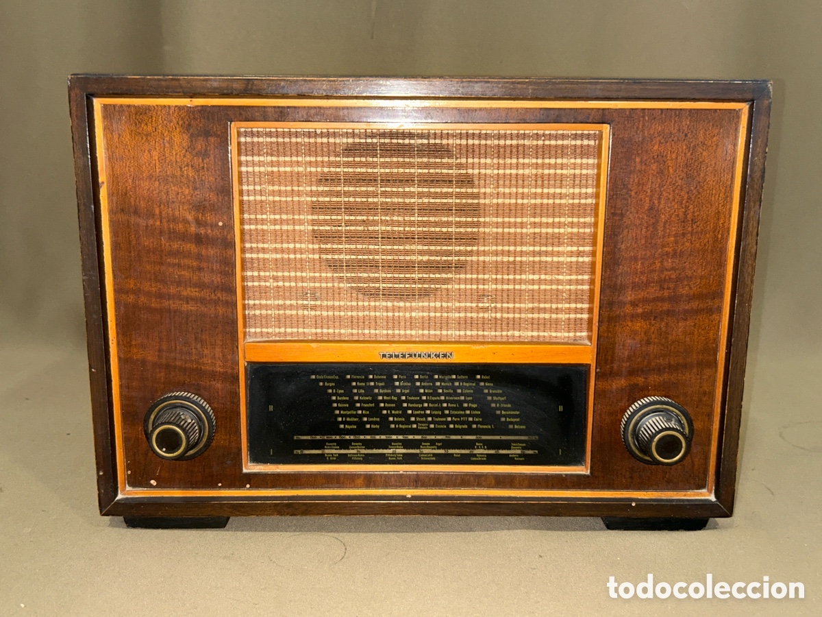 Radios antiguas: RADIO TELEFUNKEN SUPER COLON 154 DE 1945 - Foto 1