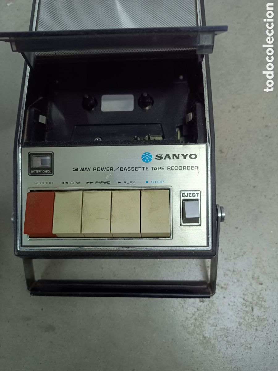 Radios antiguas: CASETTE RECORDER SANYO - Modelo M-787AZ - Foto 5