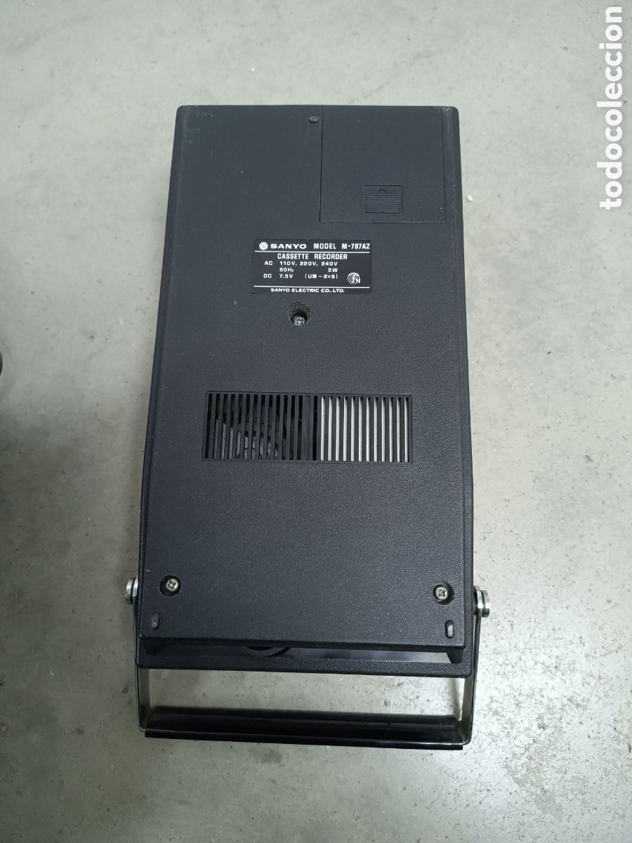 Radios antiguas: CASETTE RECORDER SANYO - Modelo M-787AZ - Foto 7