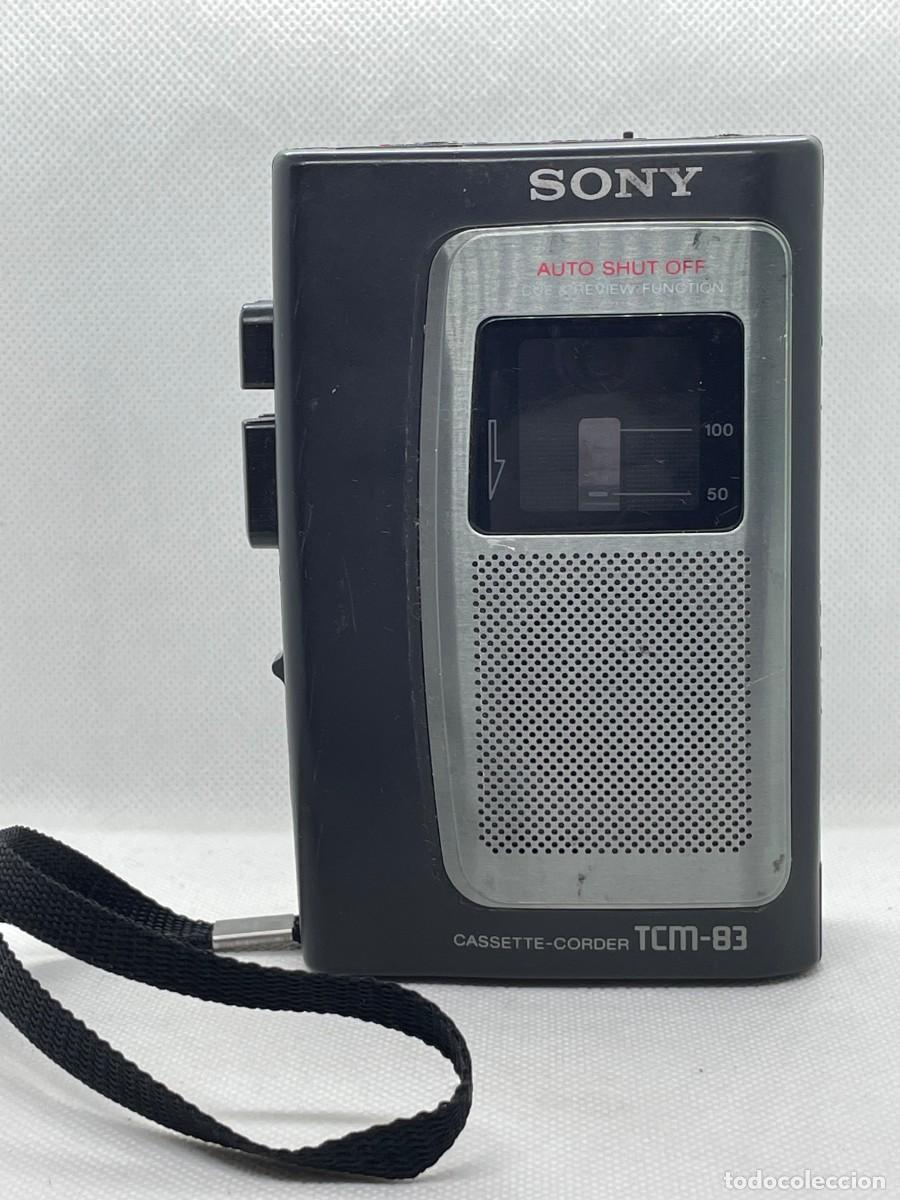 Radios antiguas: Sony TCM-83 Grabadora de casetes portatil