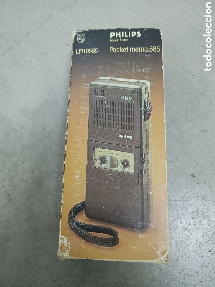 Radios antiguas: PHILIPS POCKET LFH 0585 - NEMO 585 - EN SU CAJA ORIGINAL - FUNCIONA