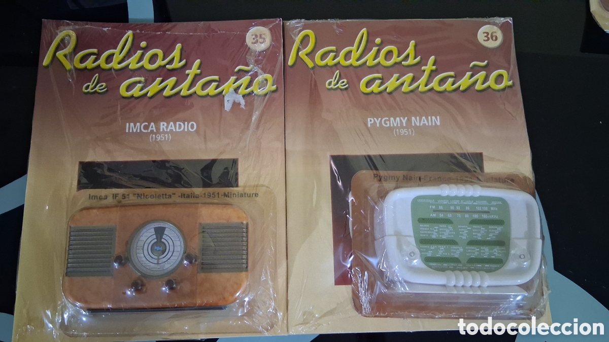 Radios antiguas: 2 Mini radios de anta&ntilde;o N&ordm; 35 y 36 - Foto 1