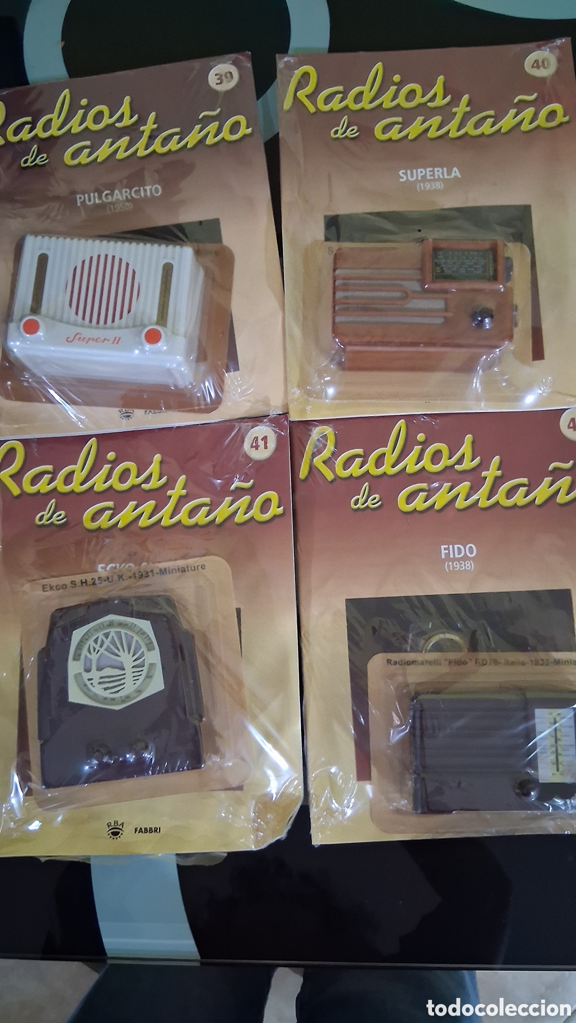 Radios antiguas: 4 MINI RADIOS DE ANTA&Ntilde;O - Foto 1
