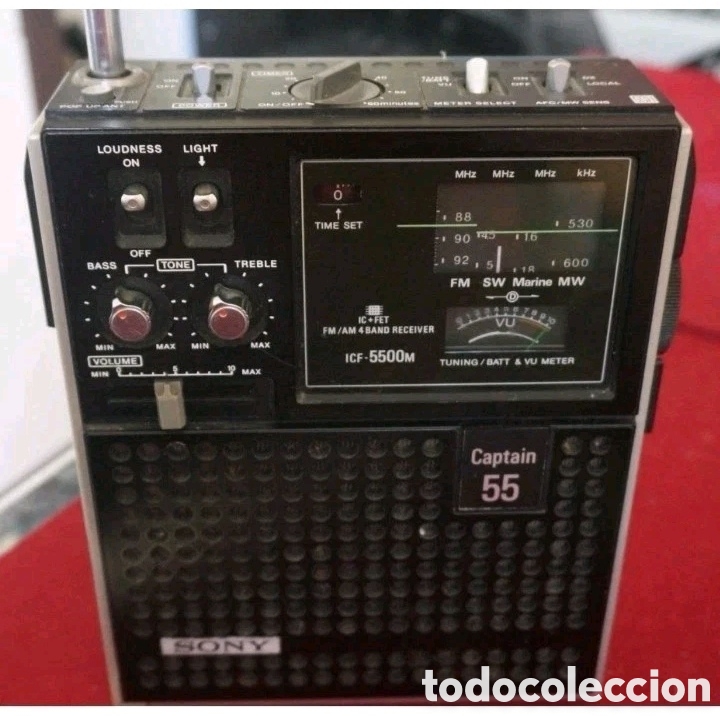 Radios antiguas: Radio SONY CAPTAIN 55 - Foto 2