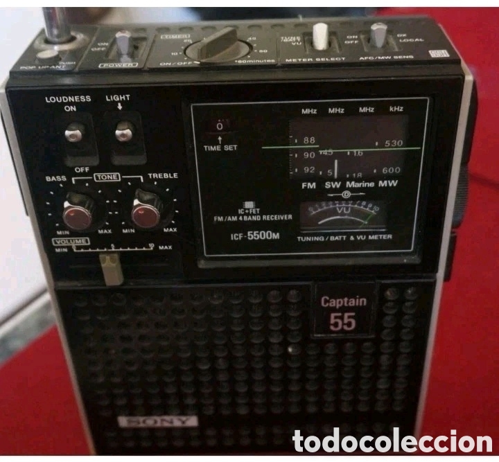 Radios antiguas: Radio SONY CAPTAIN 55 - Foto 4