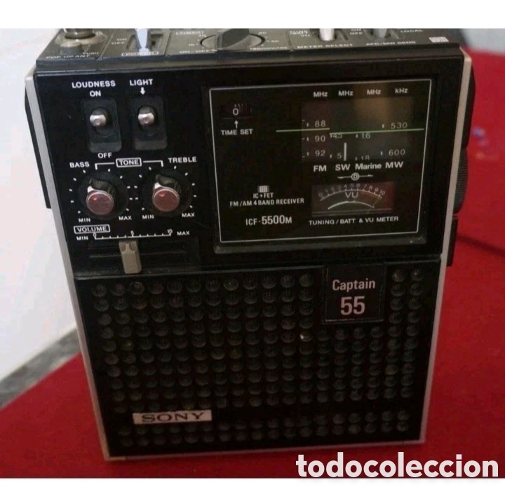 Radios antiguas: Radio SONY CAPTAIN 55 - Foto 7
