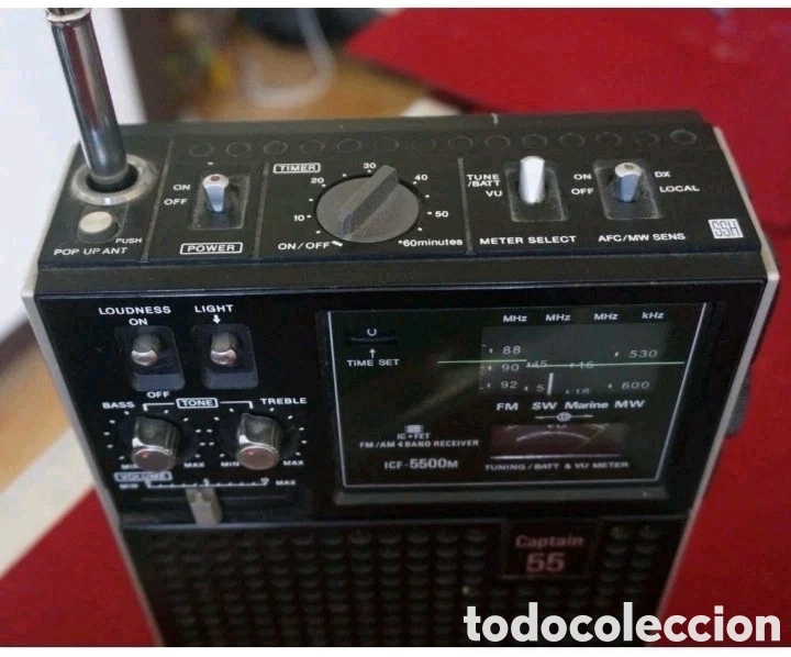 Radios antiguas: Radio SONY CAPTAIN 55 - Foto 1
