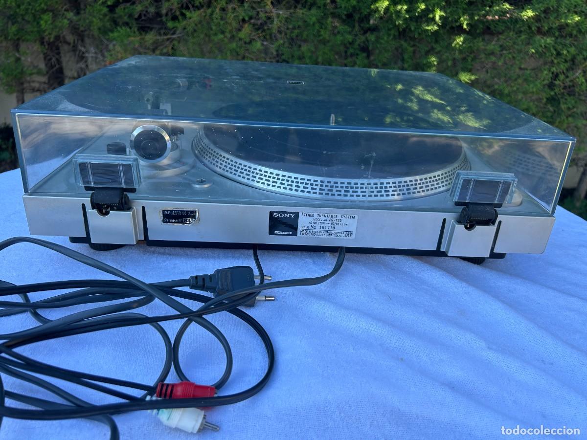 Radios antiguas: SONY TOCADISCOS PS-T25 / FUNCIONANDO / VER DESCRIPCION - Foto 4