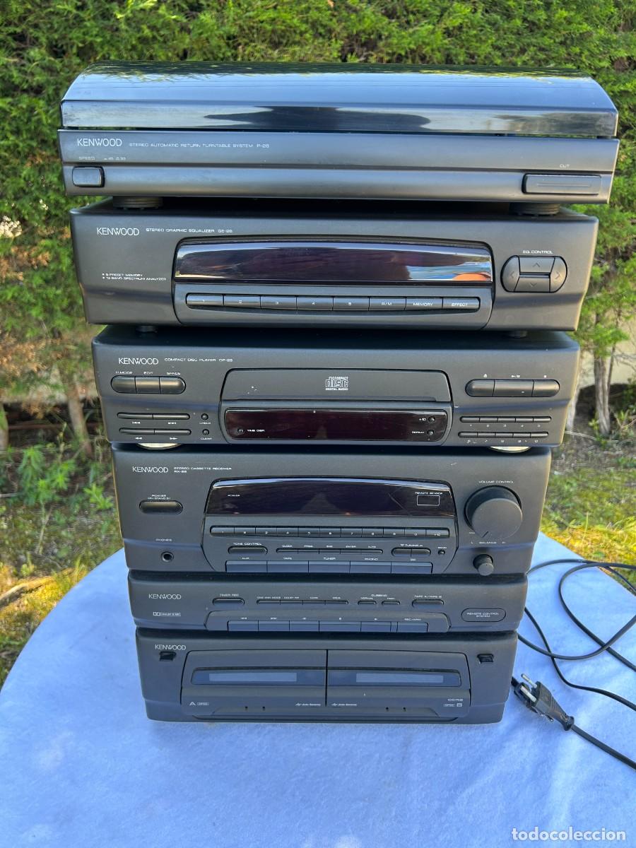 Radios antiguas: Sistema Audio Compacto Kenwood RX-28 DP-28 GE-28 P-28 + ALTAVOCES LS-28 / FUNCIONANDO