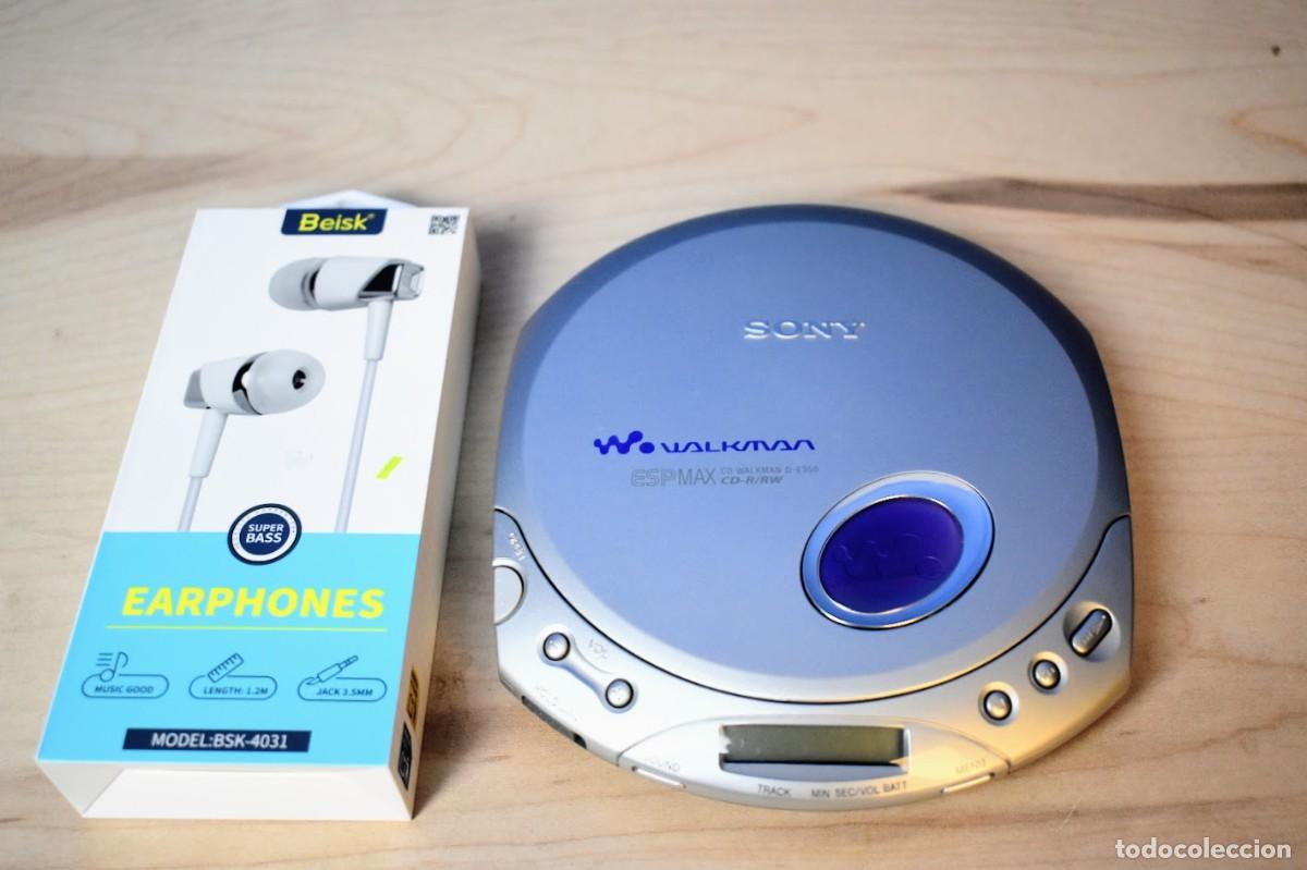 Radios antiguas: Sony CD port&aacute;til Walkman D-E350 a&ntilde;o 2000