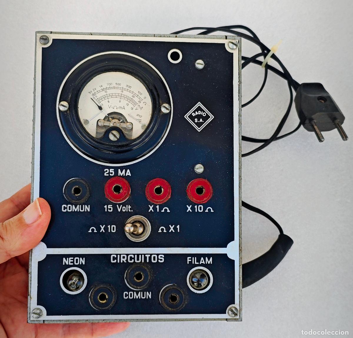 Radios antiguas: TESTER MULTIMETRO ANALOGICO ANTIGUO - RADIO S.A. SIN COMPROBAR - BUEN ESTADO