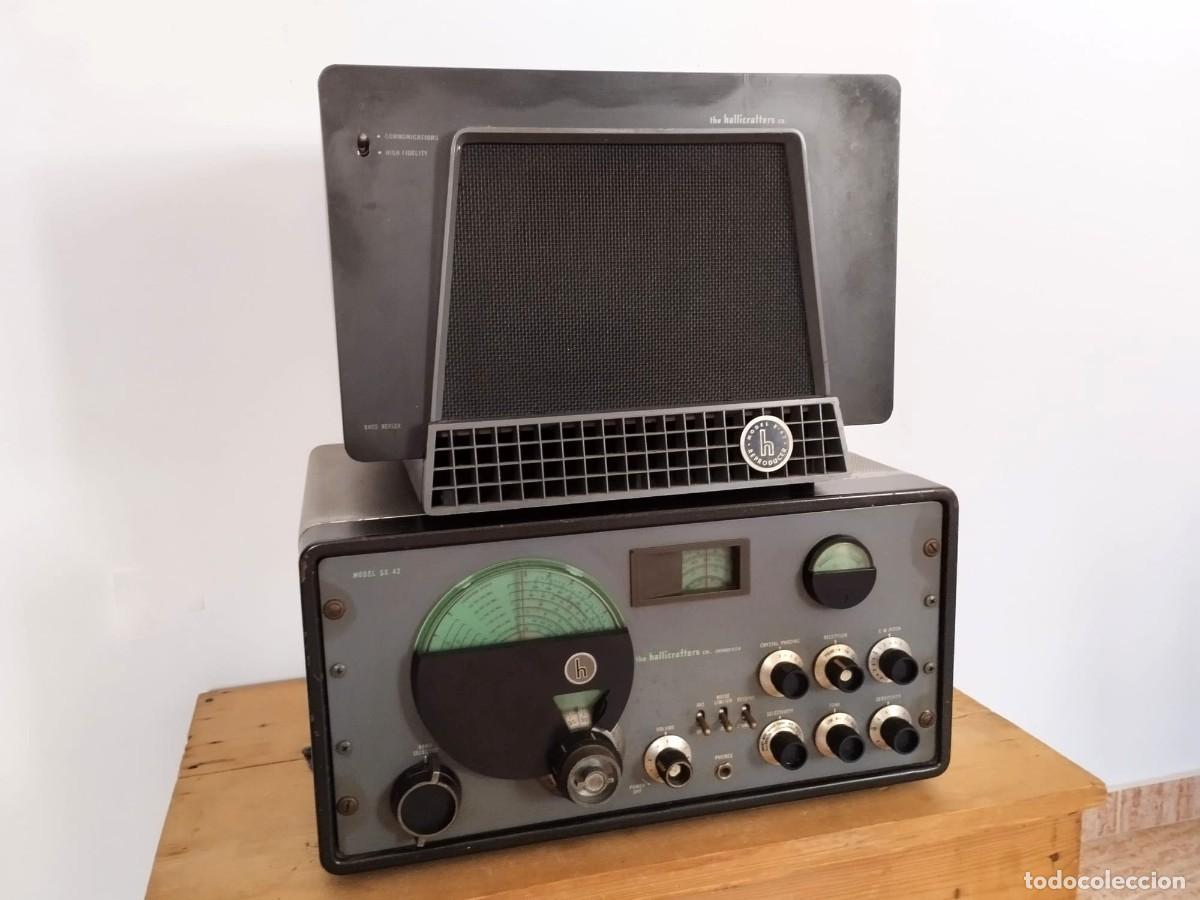 Radios antiguas: Radio HALLICRAFTERS SX-42 + Altavoz R-42
