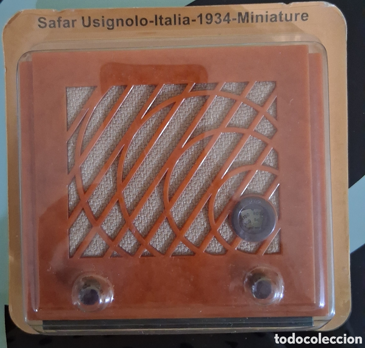 Radios antiguas: Mini Radio SAFAR USIGNOLO-ITALIA 1934- Miniatura