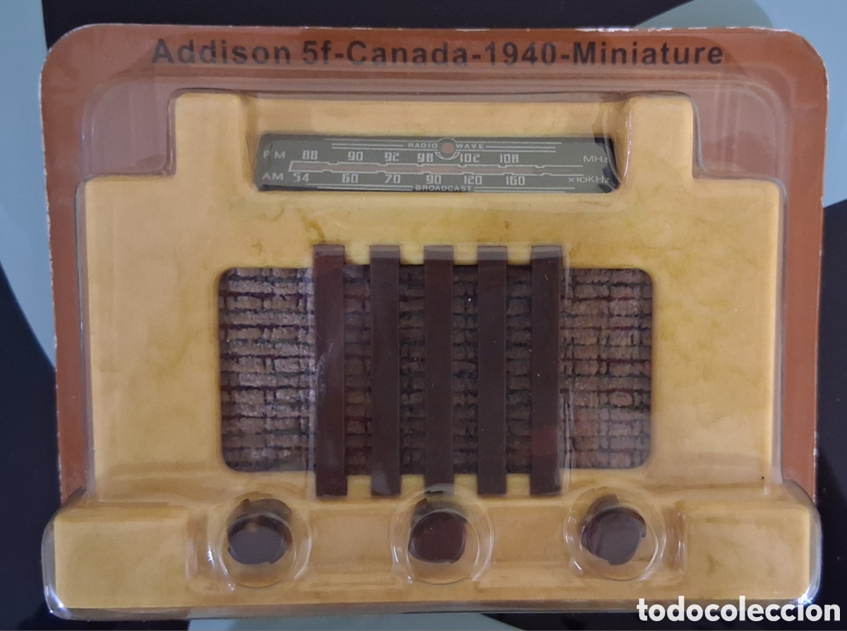 Radios antiguas: Miniatura ADDISON 5f Canad&aacute; 1940