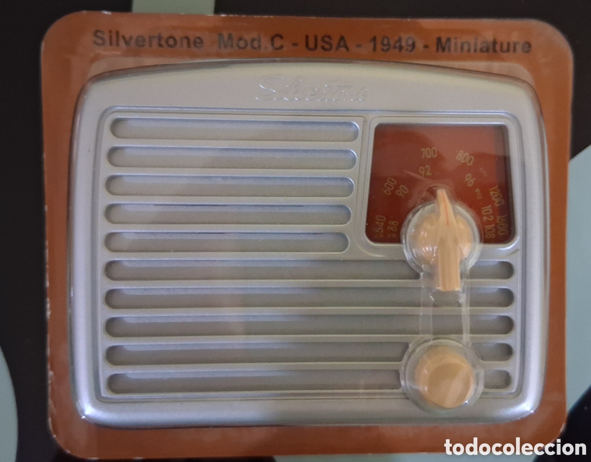 Radios antiguas: Miniatura SILVERTONE Mod.C-USA 1949