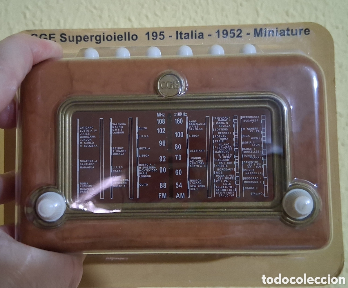 Radios antiguas: 2 Miniaturas Radios de Anta&ntilde;o - Foto 4