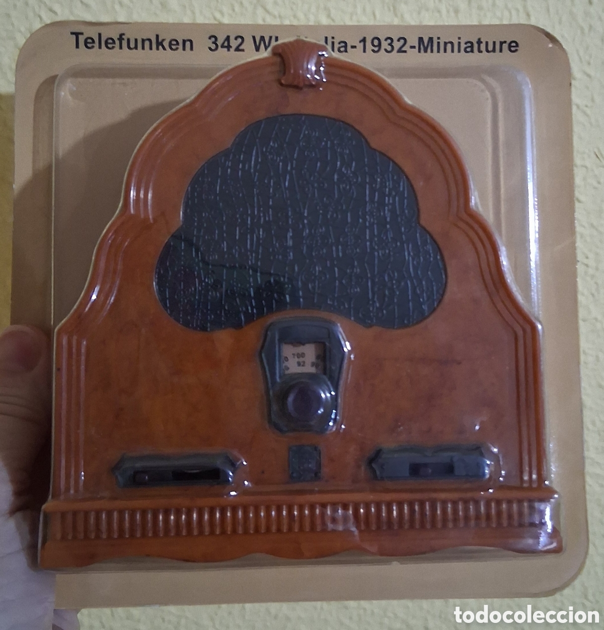Radios antiguas: Miniatura TELEFUNKEN 342WL-ITALIA 1932
