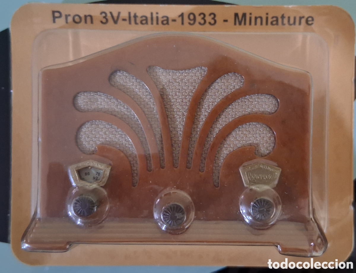 Radios antiguas: 4 Miniaturas de Radios de Anta&ntilde;o - Foto 11