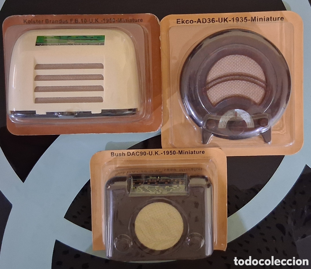 Radios antiguas: 3 miniaturas de Radios U.K