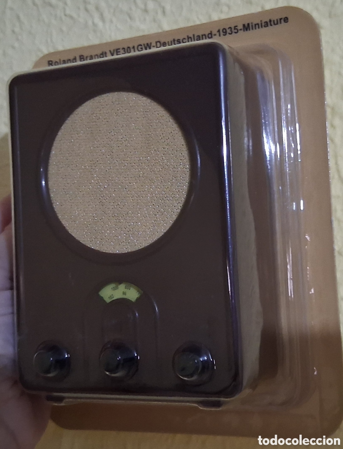 Old radios: Miniatura de Roland Brandt VE301GW-Deutschland 1935