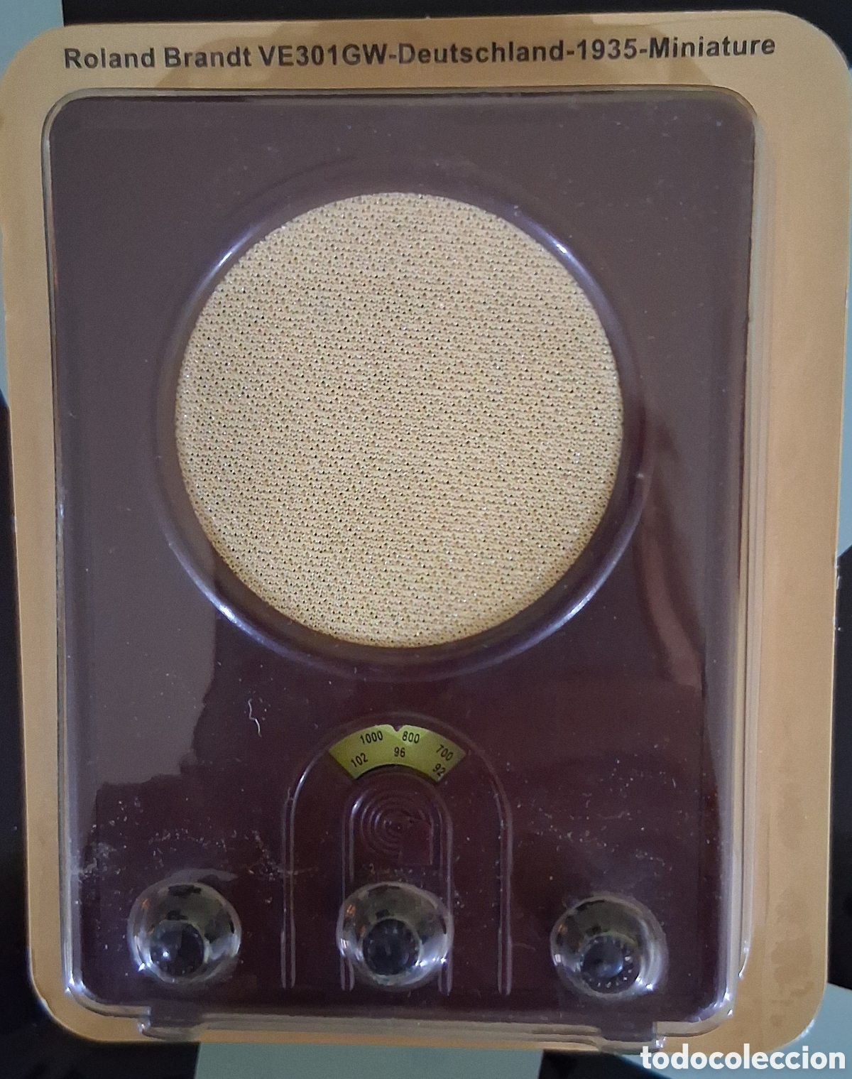 Radios antiguas: Miniatura de Roland Brandt VE301GW-Deutschland 1935