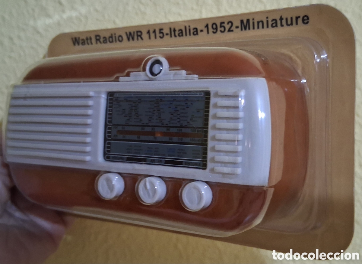 Old radios: Miniatura Watt Radio WR 115- Italia 1952
