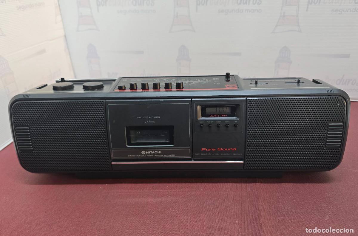 Radios Anciennes: Radio Cassette Hitachi TRK-650 EII - Pure Sound. Raro