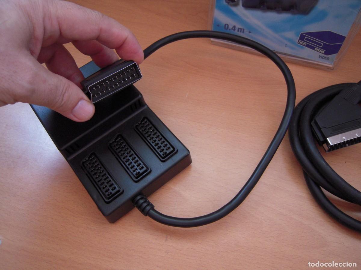 Radios antiguas: Cable Eurononector Triple 3 conectores conmutables - Foto 3